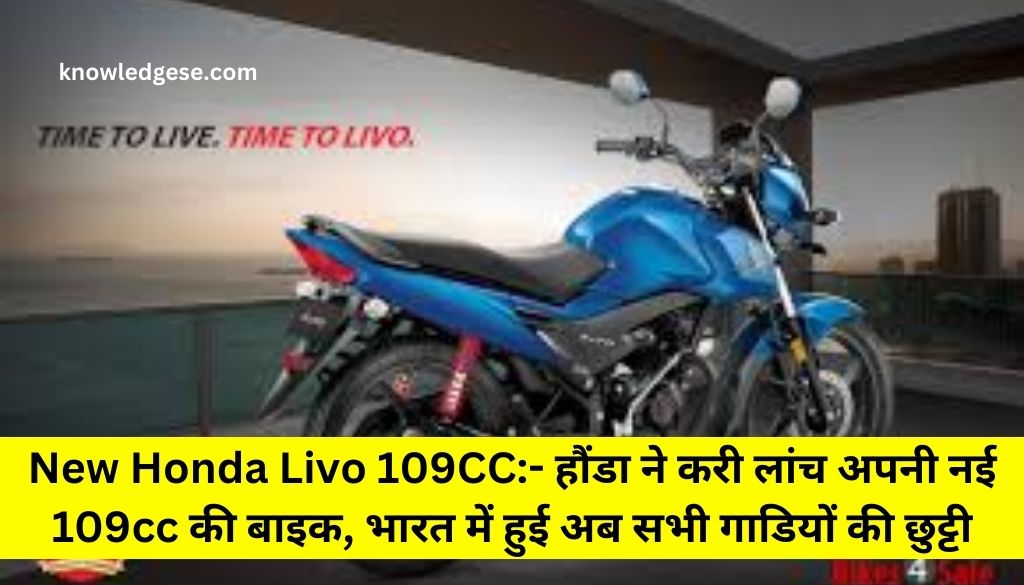 New Honda Livo With 109CC